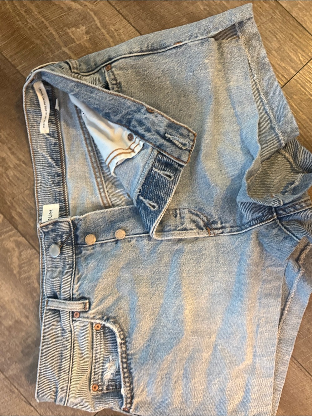 Aritzia Light Blue Denim Jean Shorts